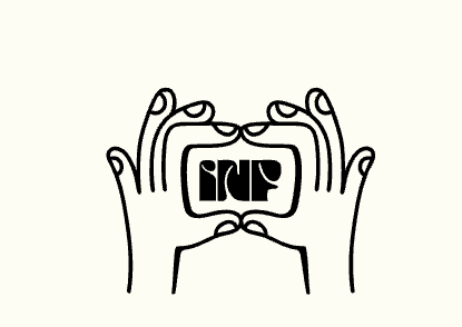 Hands framing the Italia Nomad Fest logo